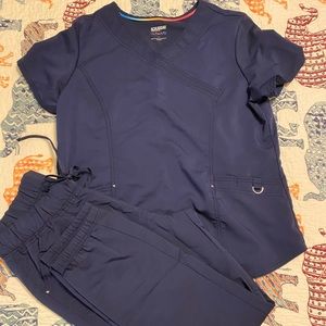 Navy blue Scrub star scrubs
